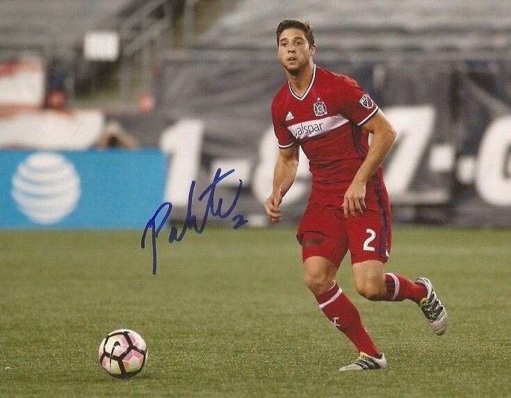 Matt Polster signed Chicago Fire MLS Soccer 8x10 Photo Poster painting autographed 2