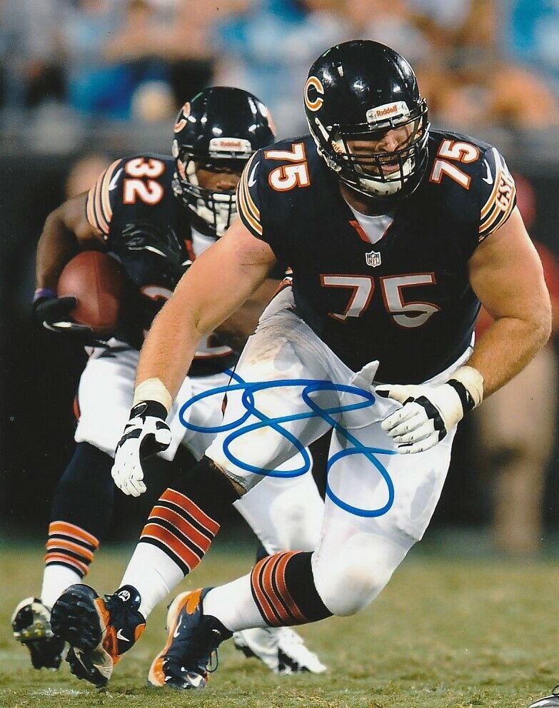 KYLE LONG SIGNED CHICAGO BEARS FOOTBALL 8x10 Photo Poster painting #3 NFL AUTOGRAPH PROOF!