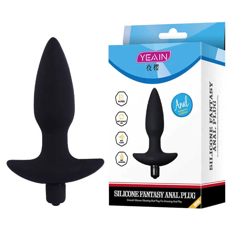Silicone Anal Plug Prostate Massager G-spot Stimulator Rosetoy Official