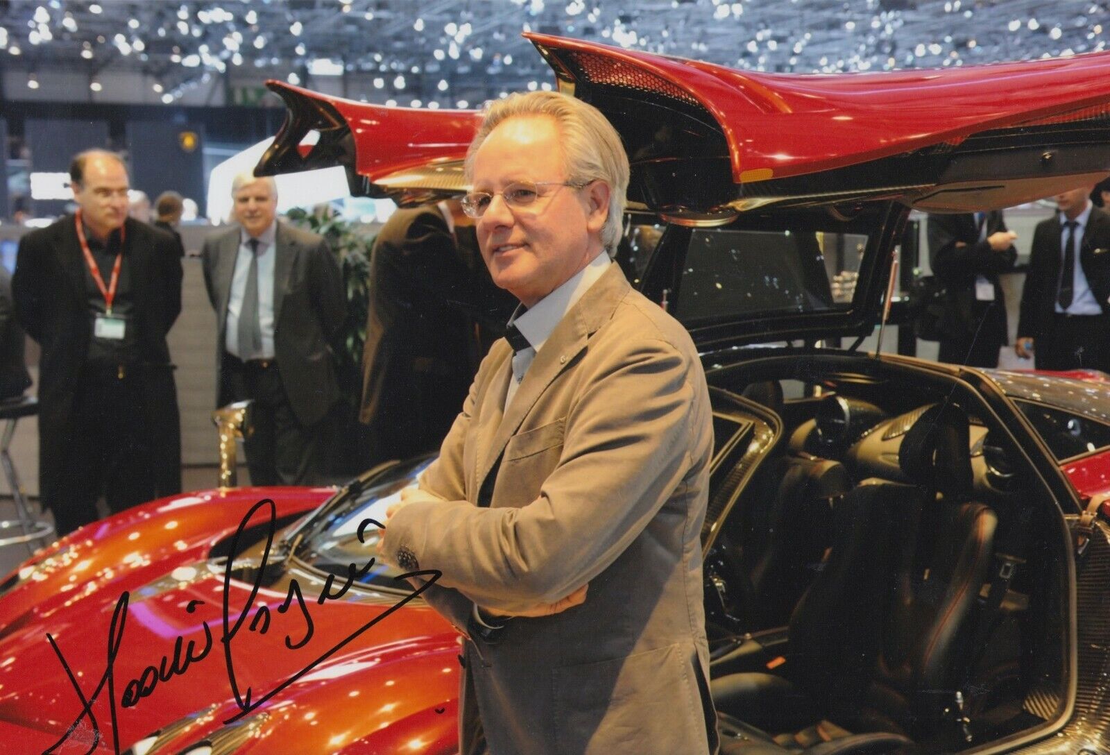 Horacio Pagani Hand Signed 12x8 Photo Poster painting - Pagani Automobili S.p.A Autograph 2.