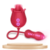 SKYLAR | Clitoral G-Spot Stimulator Rose Toy with Tongue