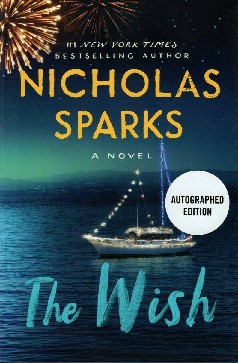 Nicholas sparks signed autographed 1st edition book