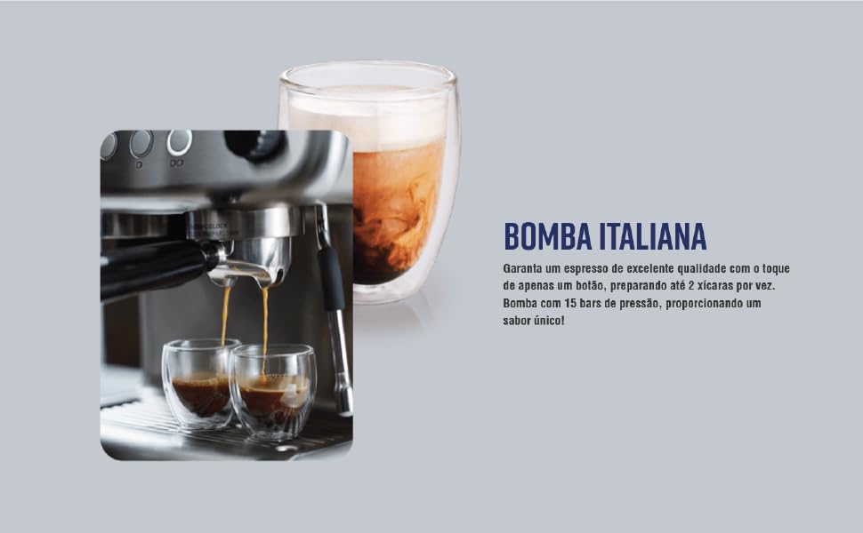 Cafeteira Espresso Oster Xpert Perfect Brew - 127V 