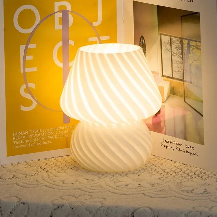 Retro Mushroom Glass Table Lamp CSTWIRE