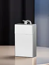 Butt Disposal Box Smell Proof Compact Ash Tray with Carabiner for Outdoor Travel