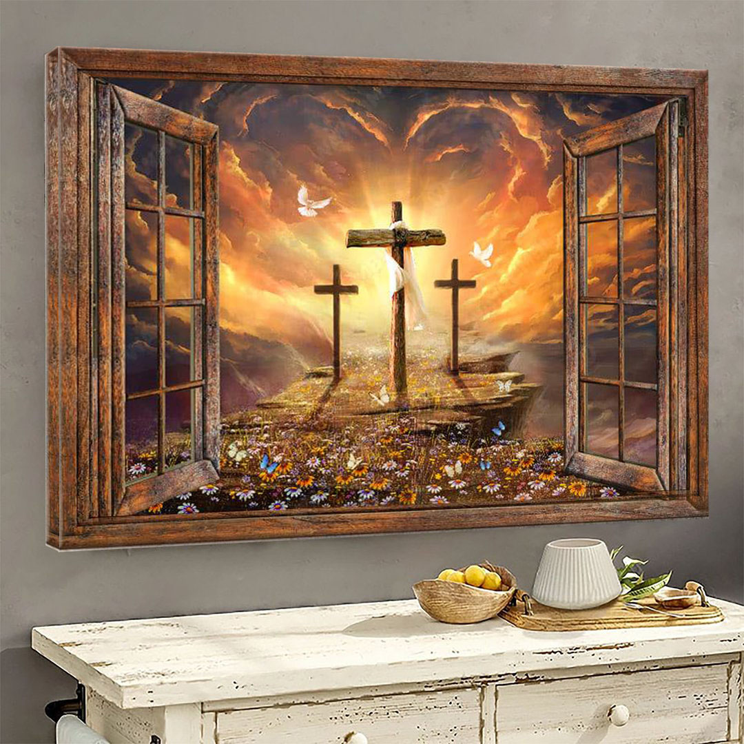 Jesus Landscape  Canvas Wall Art