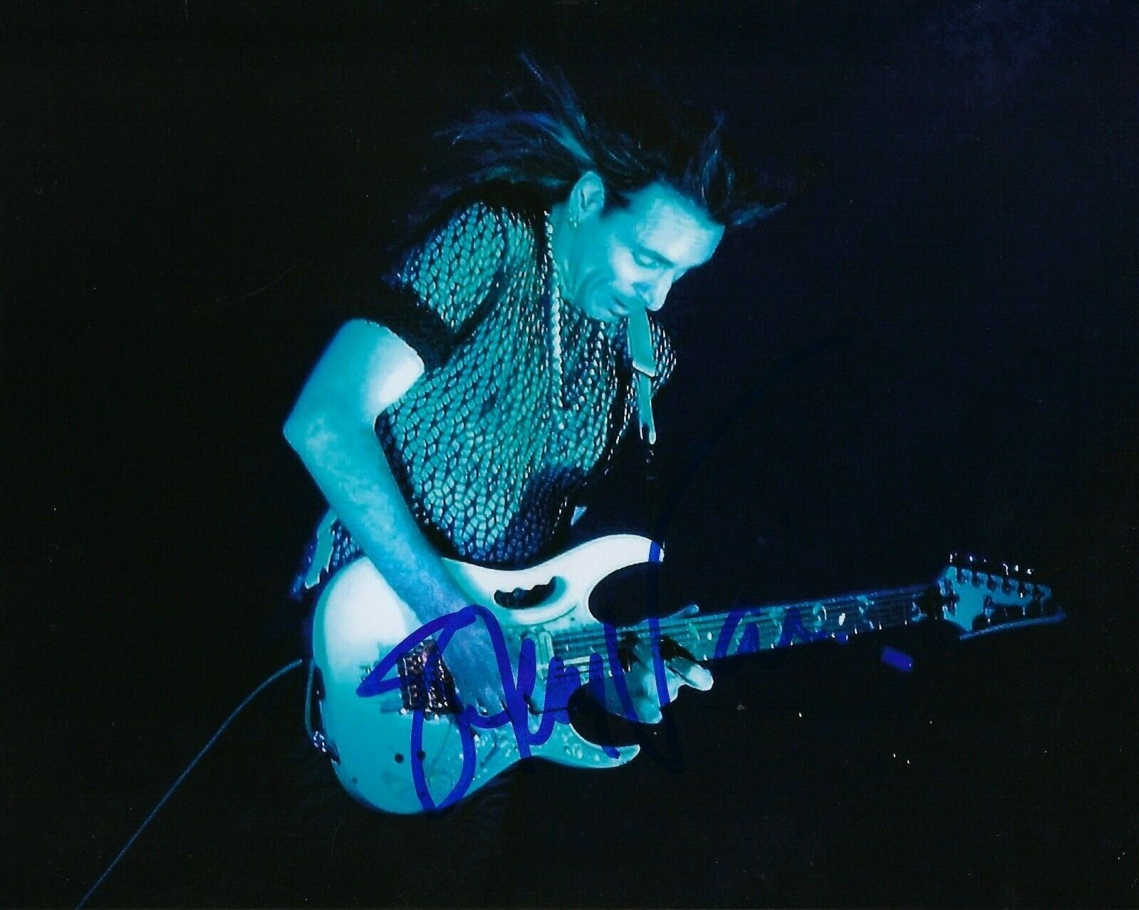 GFA David Lee Roth Guitarist * STEVE VAI * Signed 8x10 Photo Poster painting PROOF S4 COA