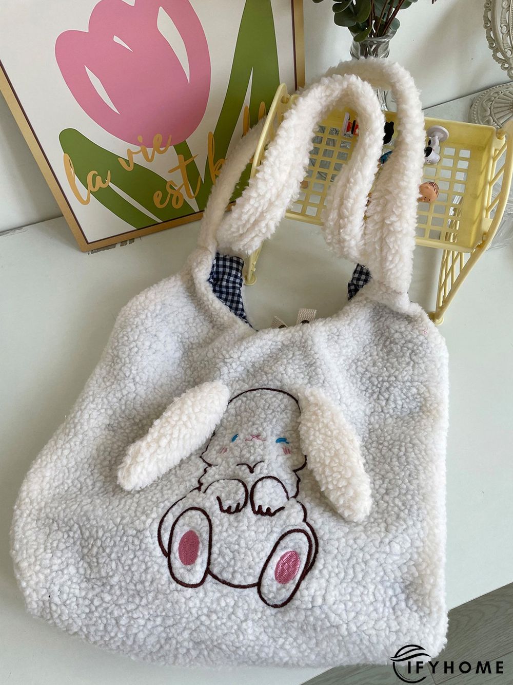 Plush New Year Cute Rabbit Shoulder Bag | IFYHOME
