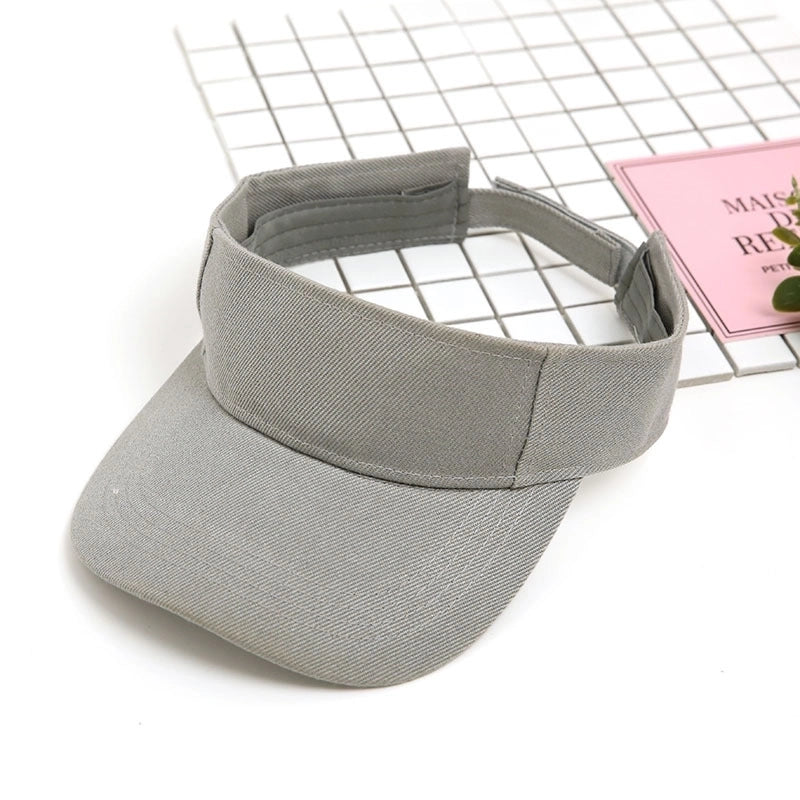 Unisex Minimalist Solid Color Curved Eaves Sun Hat