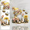 Diamond Painting Acrylic Bee Gnome Tabletop Ornaments Kit Table Decor