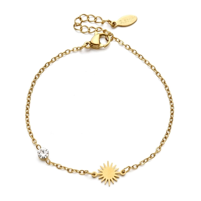 Basic Minimalist Classic Style Letter Hot Air Balloon Heart Shape 304 Stainless Steel Bracelets In Bulk