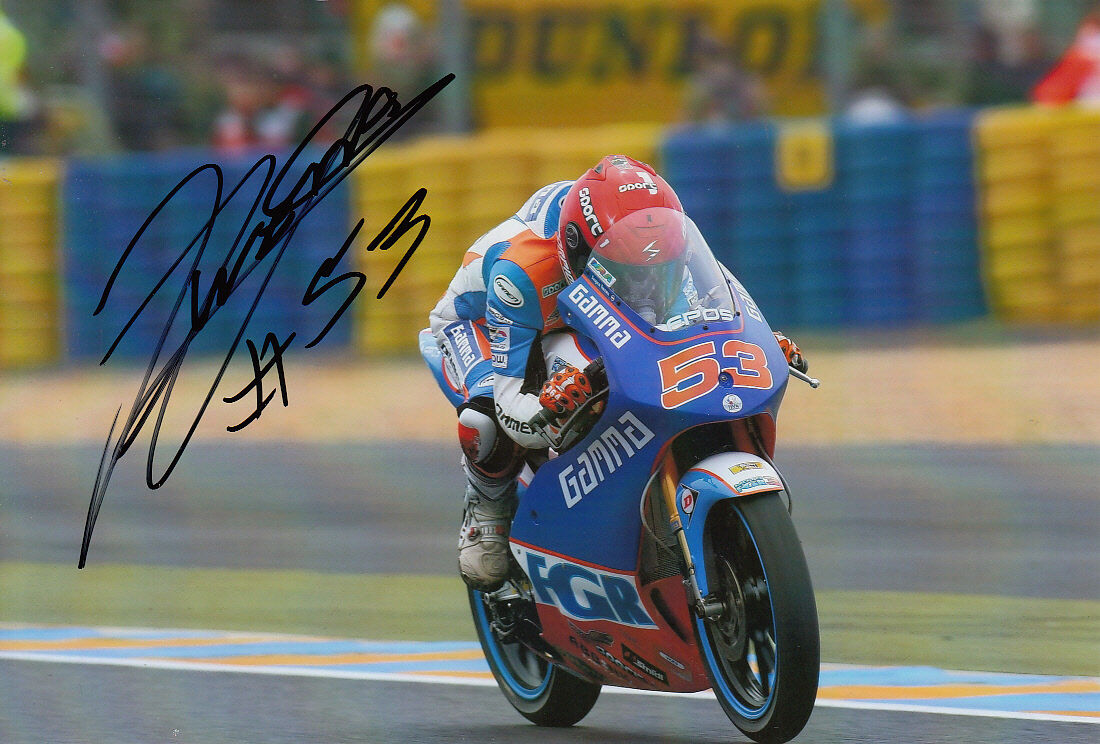 Jasper Iwema Hand Signed FGR Honda 7x5 Photo Poster painting Moto3.