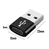2x USB 3.1 Type C Female to USB 3.0 Type A Male Adapter Data Sync+Charging