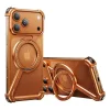 Z Shell Rotating Magnetic Bracket Metal Mobile Phone Case Suitable For Apple 17ProMax
