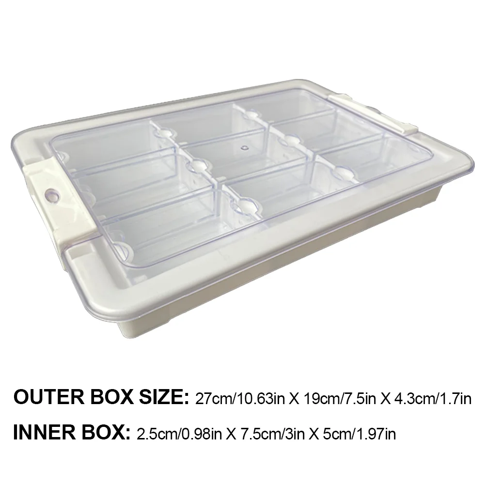 9 Grids Diamond Painting Bead Storage Containers Bead Organizers and Dot Storage