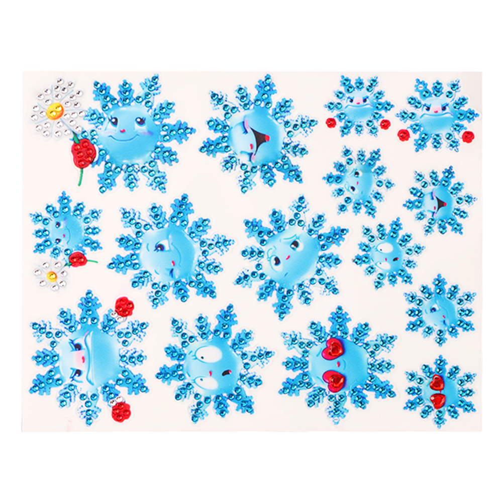 Christmas Crystal Rhinestone Snowflake Sticker