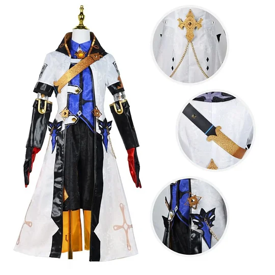 原神 げんしん genshin Albedo cosplay 道具杖PU 100 Wetrose] In Stock Genshin Impact Albedo Kreideprinz Calx