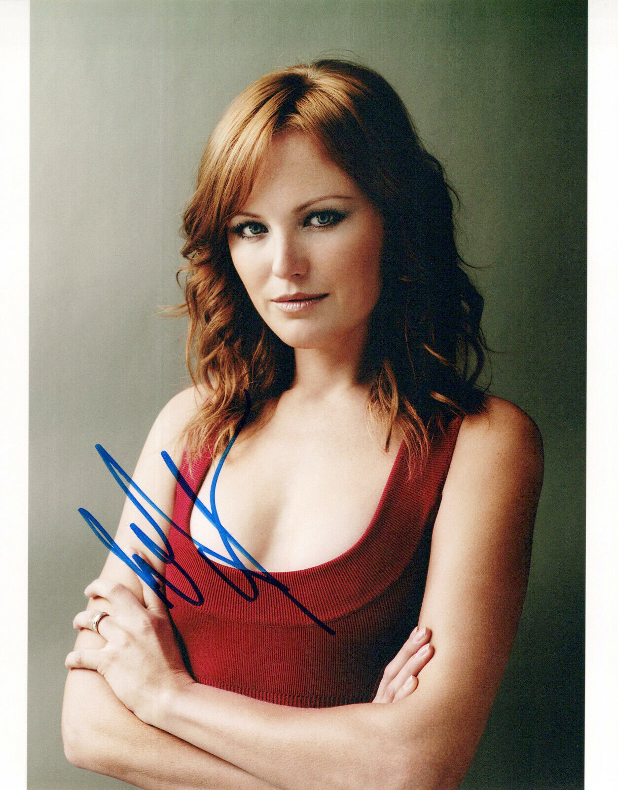 Malin Akerman glamour shot autographed Photo Poster painting signed 8x10 #2