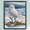 >SALE<Full Embroidery Cotton Thread 14CT Printed Snow Sculpture Cross Stitch 41x54cm