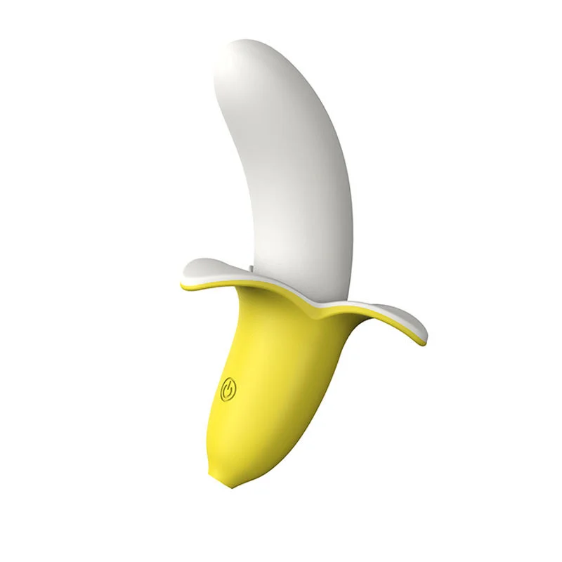 Silicone Banana Vibrator Women's Silent Vibration Simulation - Rose Toy