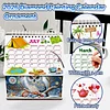 DIY Diamond Painting Special Shape Desktop Cabin Calendar Organizer Box Kit(Owl)
