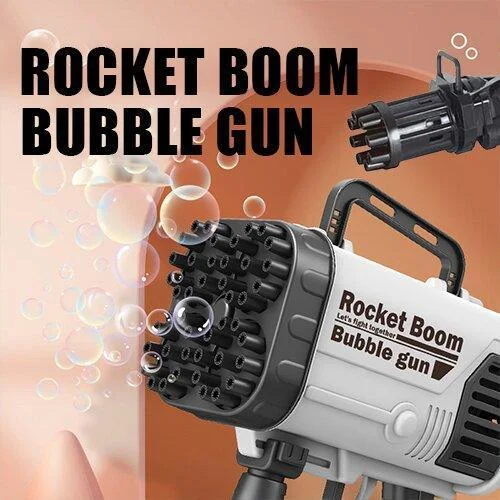Hugoiio™ The latest rocket launcher bubble machine