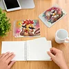 2 Pack Funny Chicken DIY Diamond Art Spiral Notebook Kit 80 Pages No Lines