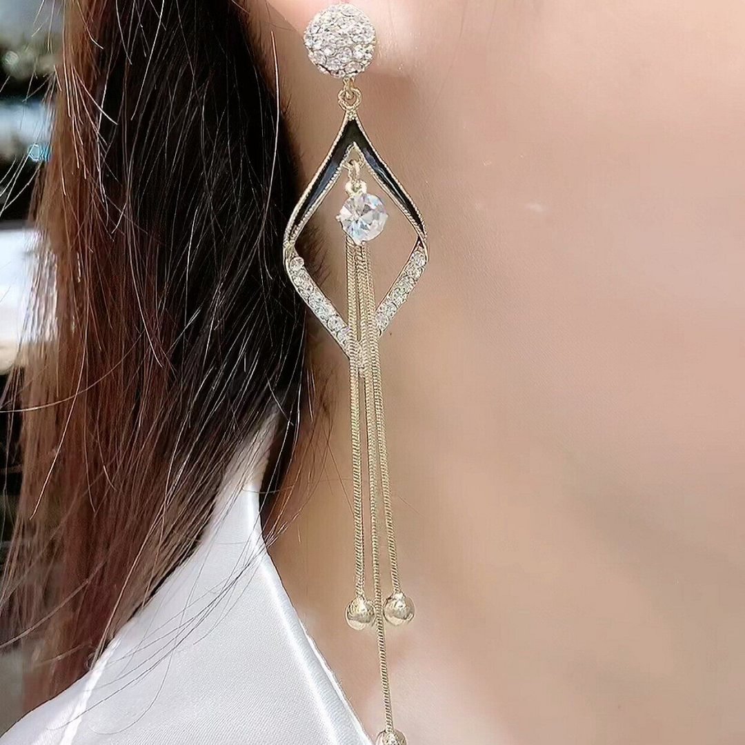 Geometric tassel earrings🔥50% OFF🔥