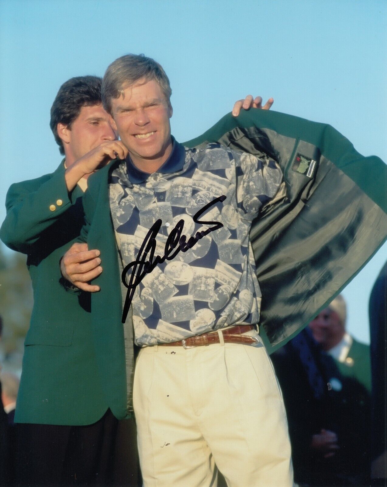 Ben Crenshaw 1995 Masters #0 8x10 Signed w/ COA Golf 031019