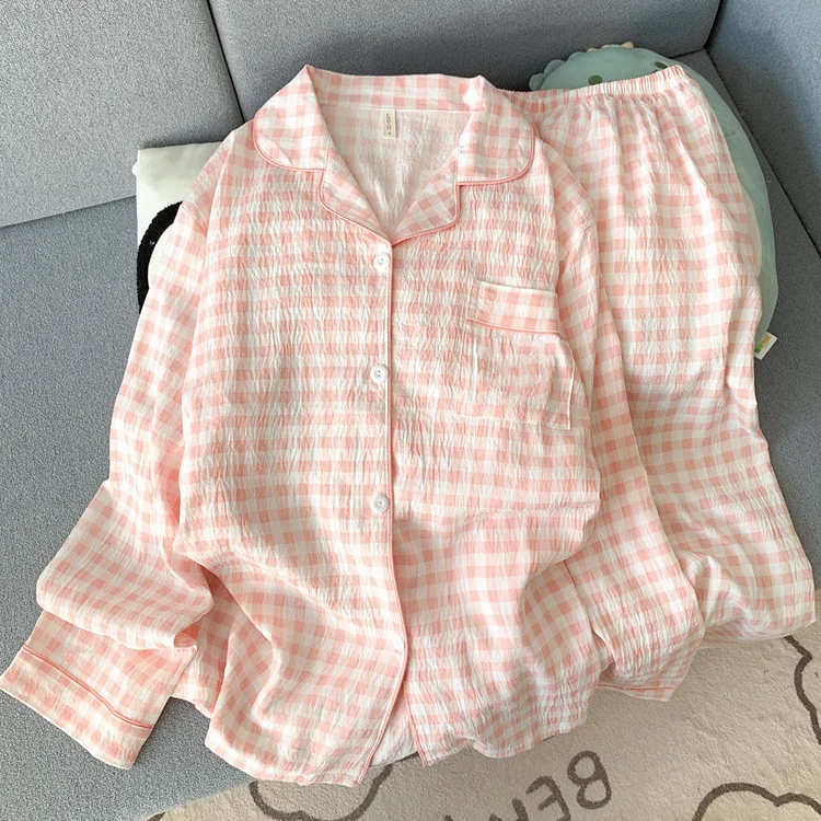 Set Pigiama Donna a Manica Lunga con Stampa Cartoon