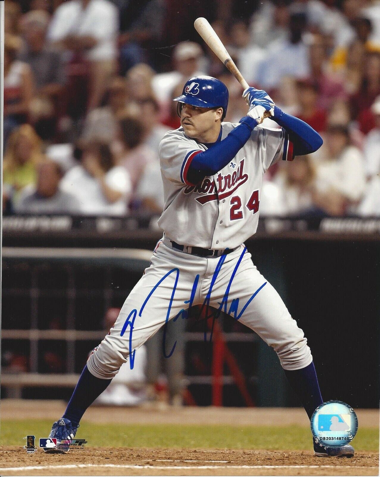 Nick Johnson Autographed 8x10 Montreal Expos#S1141