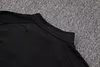 Joyfball 2025/2026 Algeria Half-Pull Training Suit Black Jersey