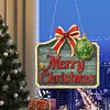 >SALE<Acrylic Christmas Diamond Art Painting Hanging Ornament Kit (Merry Christmas)