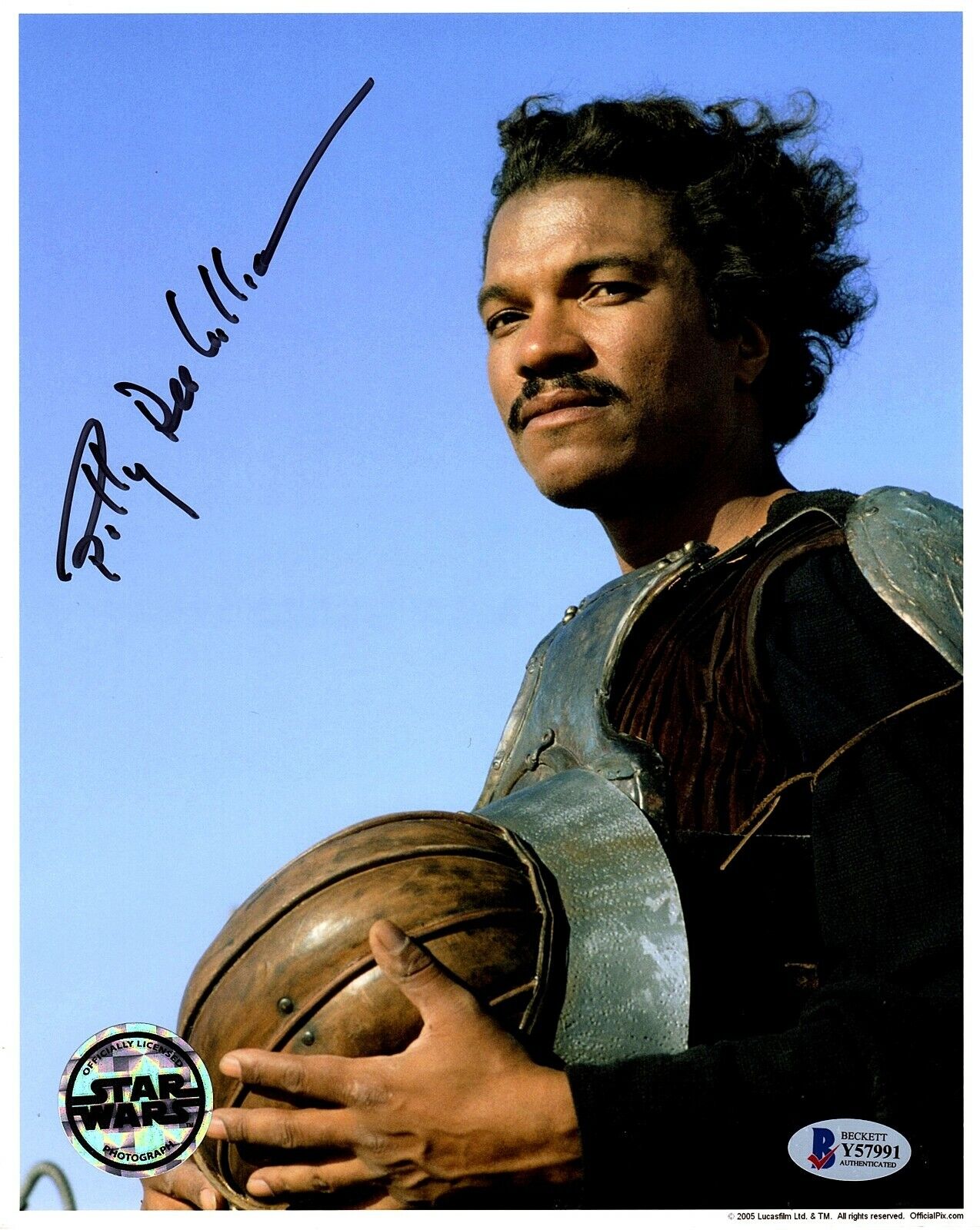 BILLY DEE WILLIAMS Signed STAR WARS Lando