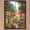 Paris After The Rain - 11CT Stamped Cross Stitch - 40*50cm