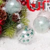 24PCS Mint Green Christmas Tree 6CM Hanging Decor Balls