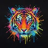 (Multi-Style)Colorful Neon Animals Collection-14CT Stamped/Counted Cross Stitch 30*30cm tapestrymarket