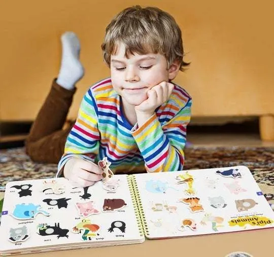 Montessori Busy Book for Kids to Develop Learning Skills