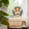 (US Only)Angel Girl Theme 2D Flat DIY Diamond Art Pendant Wall Decor for Home & Windows