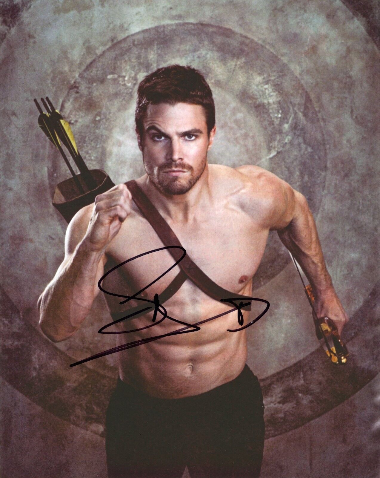 ~~ STEPHEN AMELL Authentic Hand-Signed ARROW