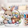 Diamond Painting Easter Egg Bunny Desktop Decoration Rhinestones Ornament