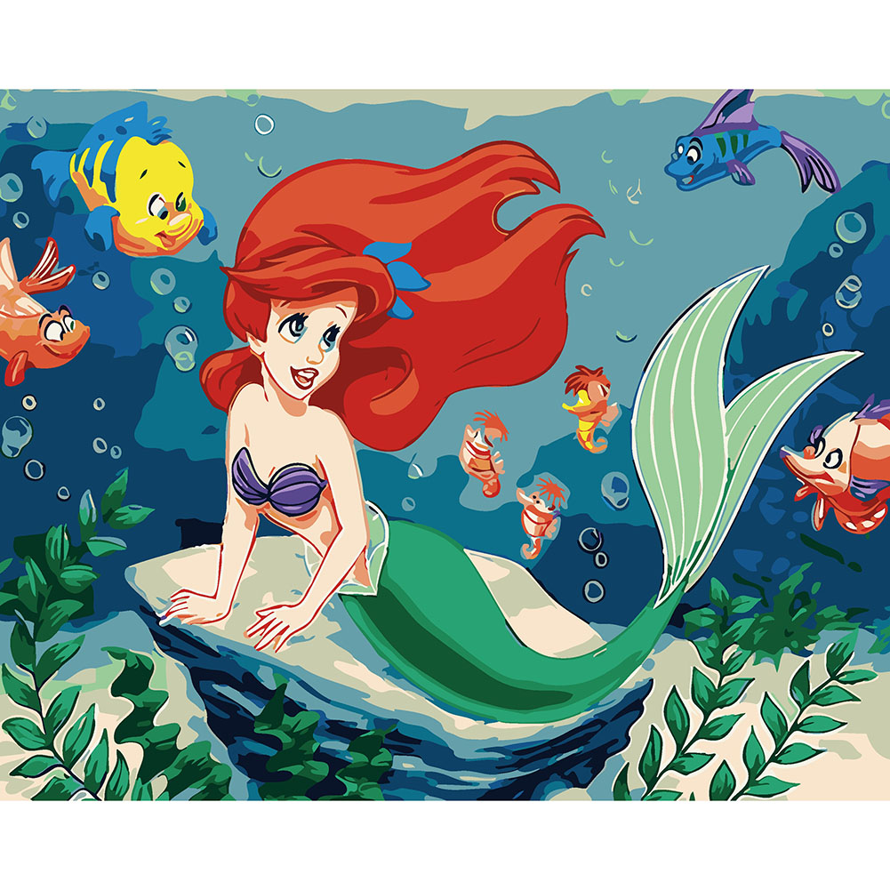 

40*50cm - Painting By Numbers - Fish Tail, 501 Original