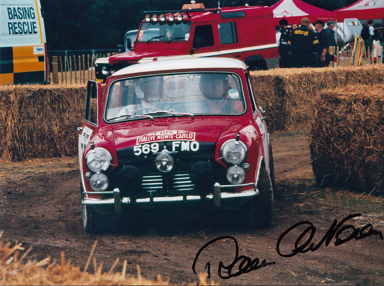 Rauno Aaltonen Hand Signed Mini Cooper Photo Poster painting 8x6 2.