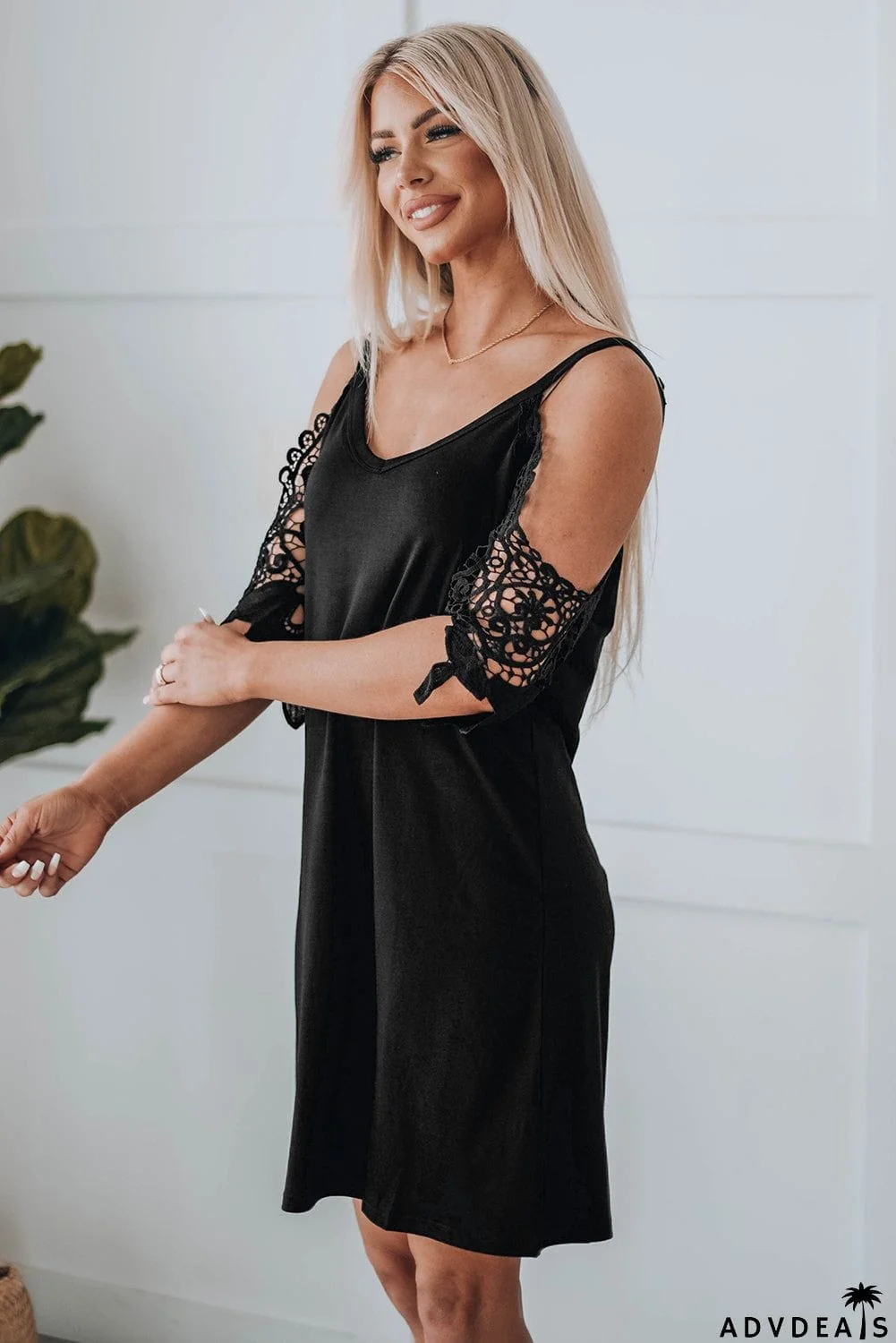 Cold Shoulder Mini Dress