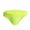 Simple Solid Color Ice Silk Jacquard Briefs