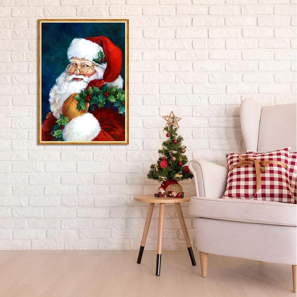 Diamond Painting - Full Round Drill - Santa Claus(40*30cm)