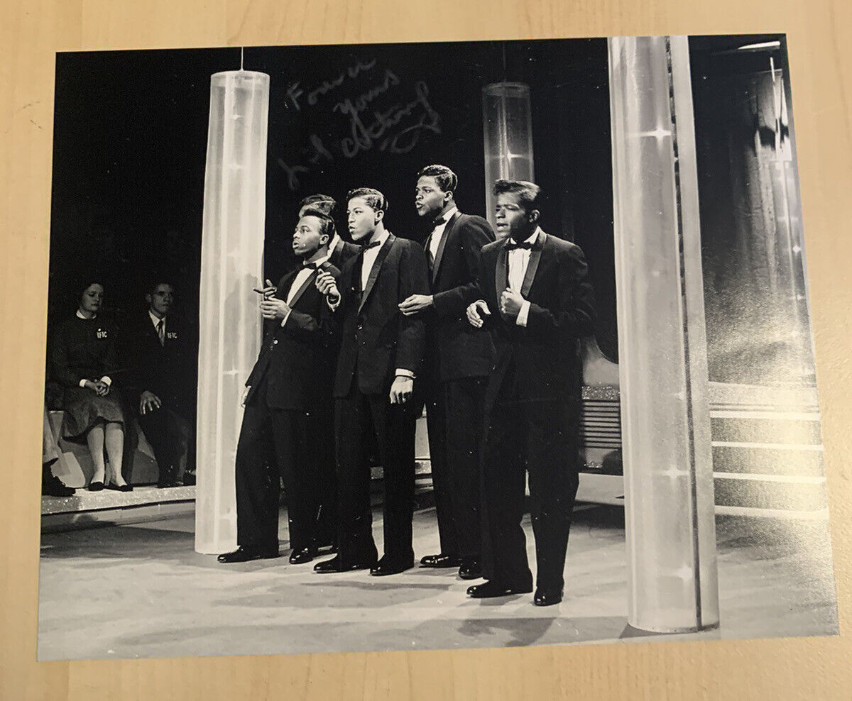 LITTLE ANTHONY & THE IMPERIALS HAND SIGNED 8x10 Photo Poster painting AUTOGRAPHED SINGER COA