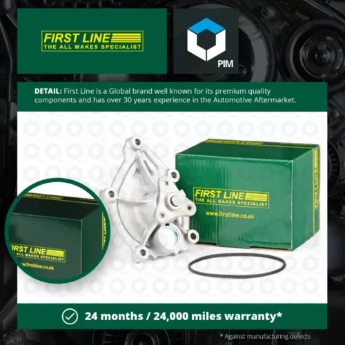 Water Pump FWP2195 First Line Coolant 11517550484 11517648827 11518604888 1201H8 Parts