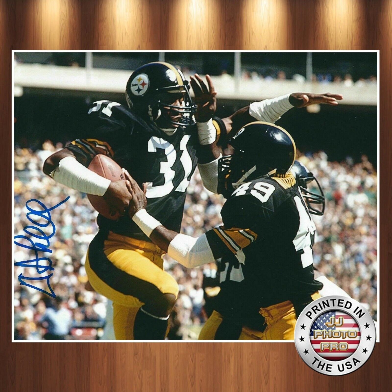 Donnie Shell Autographed Signed 8x10 Photo Poster painting (HOF Steelers) REPRINT