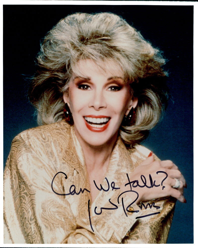 Joan Rivers signed authentic 8x10 Photo Poster painting COA